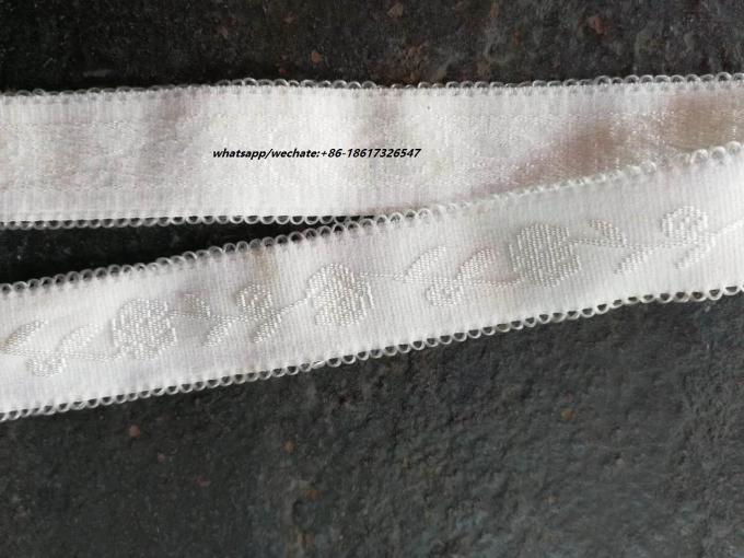 Low Price Elastic Webbing,Light Color Shoulder Elastic Strap,Underwear Elastic Webbing,Jacquard Bra Elastic For Garment,