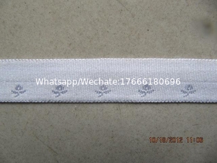 China Qaulity Jacquard Elastic Folder Tape,Wholesale Flat Fold Over Elastic Webbing supplier