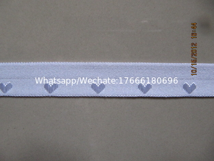 China Lowest Price Heart Design Foldover Elastic Band,Nylon Folder Elastic Manufactuer,Factory In China supplier